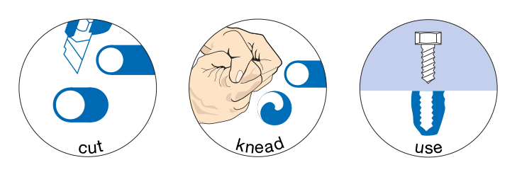 Repair Sticks - Cut Knead Use