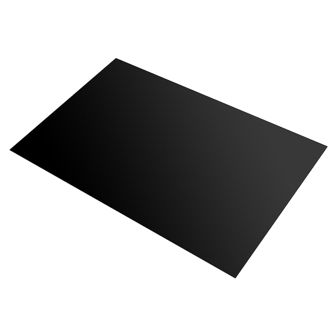 Black Silicone Rubber, 60 Duro, Flat, Rectangle