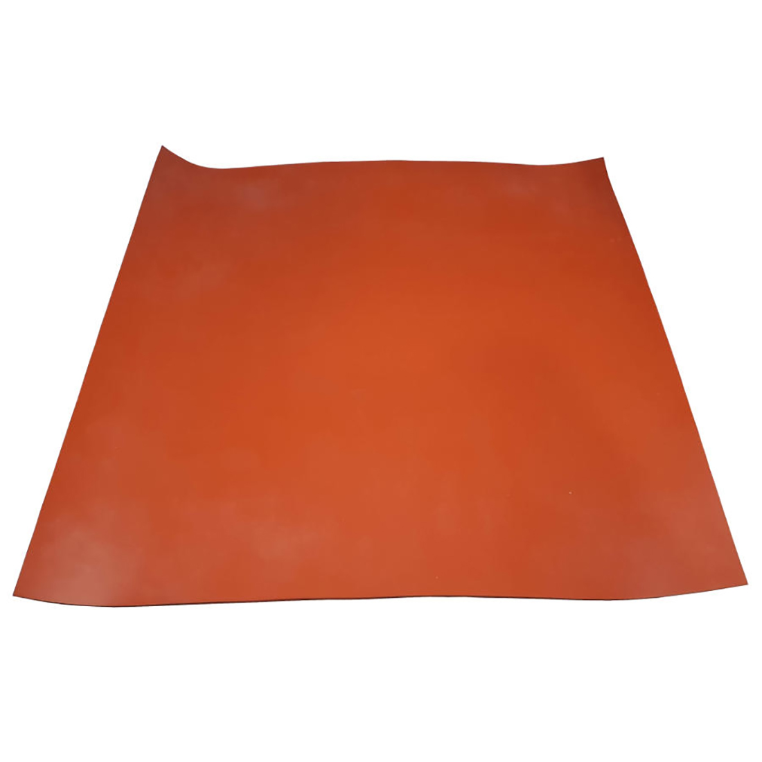 Red Silicone Rubber Pre-Cut Matts - Laying Flat