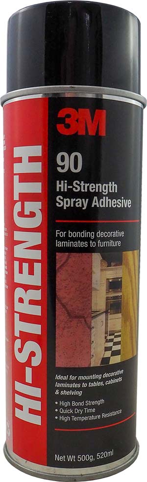 3M 90 Hi-Strength Spray Adhesive 500gm Can