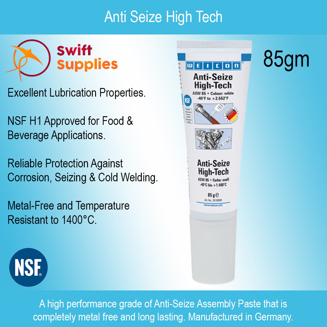 Anti-Seize High Tech, 85gm - Info Image