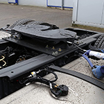 Lifting Trailer Lubricated with AL-F Grease