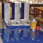 RK-1500 High Strength Acrylic Adhesive Plexiglas being bonded