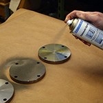 Stainless Steel Spray Coating Steel Parts to protect them from rust and corrosion