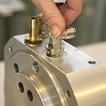 Weiconlock AN 302-60 Thread Locking Adhesive Being Used on Passive Metals