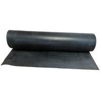 Natural Insertion Rubber Sheet, Black, 60 Duro, 1200mm Wide, Per Metre
