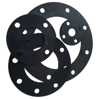 Neoprene Rubber Gaskets in Full Face for BS3063 Table D & Table E Flanges - 3mm Thick