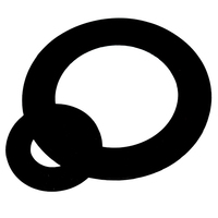 Neoprene Rubber Gaskets in Ring Face for ANSI 150 Flanges - 3mm Thick