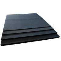 Neoprene Sponge Sheet (Black, Non-Adhesive) -  980mm Square Sheets