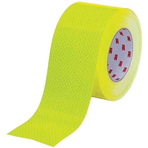 3M 4083 Diamond Reflective Fluro Yellow -  5 Metre Rolls