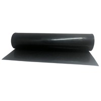 Viton Rubber Mats, Type A (Black, 70 Duro) - 300mm Wide x 1200mm Long