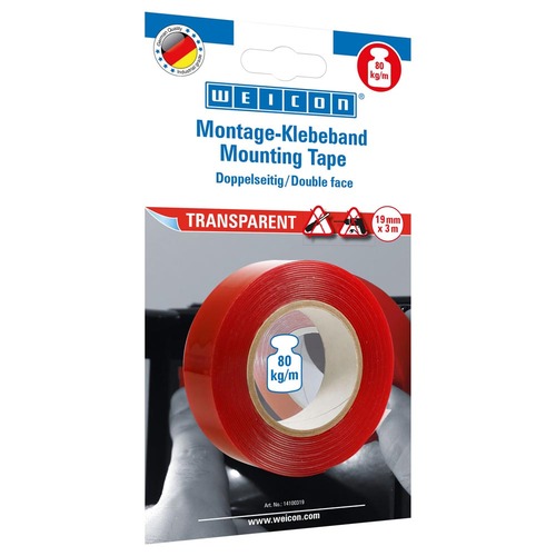 Ultra Strong Mounting Tape Transparent - 19mm Wide x 3 Metres