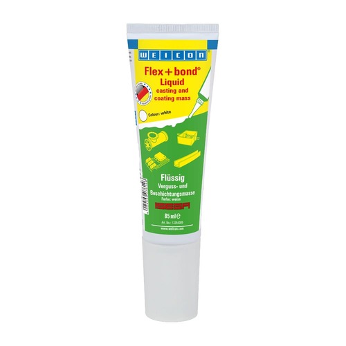 Flex+Bond Liquid Coating and Casting Adhesive Sealant - White - 85ml
