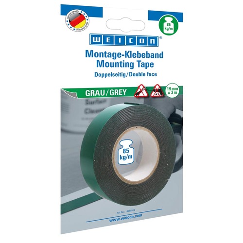 Ultra Strong Foam Mounting Tape Grey - 19mm Wide x 3 Metres