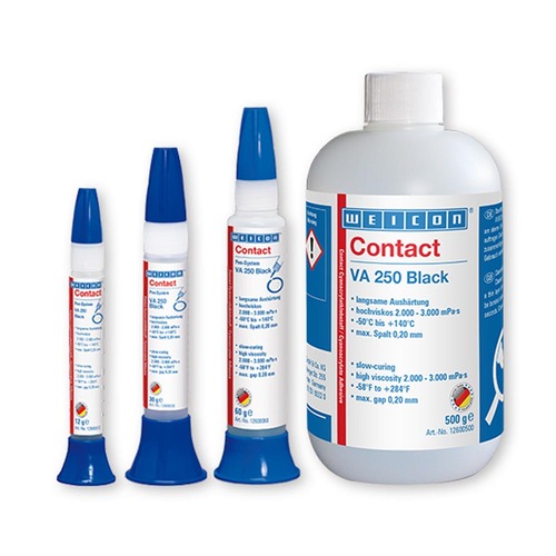 VA 250 Black High Viscosity, High Heat Rubber Filled Super Glue