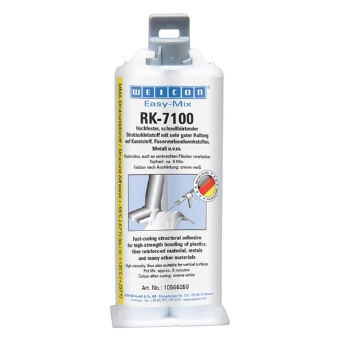 Easy-Mix RK-7100 MMA Fast Curing Structural Acrylic Adhesive - 50gm