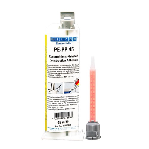 Easy-Mix PE-PP 45 - Adhesive for Polyethylene & Polypropylene - 45ml