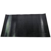 Big Rib Rubber Mats (Black) - 450mm Wide x 600mm Long
