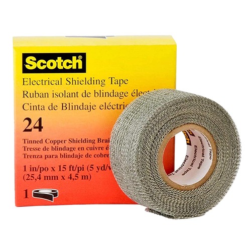 3M Scotch 24 Electrical Shielding Tape - 25mm Wide x 4.5 Metres
