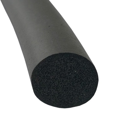 EPDM Sponge O Ring Cord (Black, 25 Duro, Per Metre)