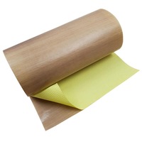 PTFE Coated Glass Fabric - Adhesive Backed - 1000mm Wide (Per Metre)