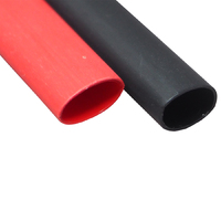 Dual Wall, Adhesive Lined Heat Shrink Tube Kit 6 Pieces x 300mm, Red & Black