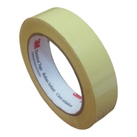 3M 56 Adhesive Polyester Electrical Tape, Yellow