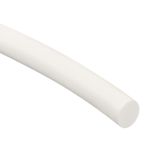 Silicone Sponge O Ring Cord (White, FDA, Medium Density, Per Metre)
