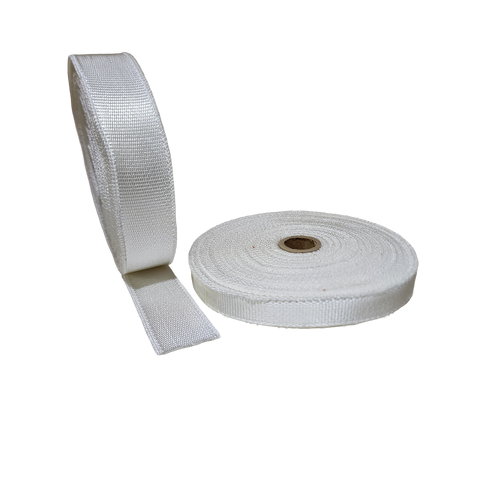 Woven Silica Insulation Tape - 1.5mm Thick (Per Metre)