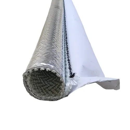 Aluminium Coated Self-Wrapping Fibreglass Sleeving