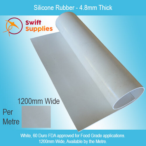white silicone rubber sheet